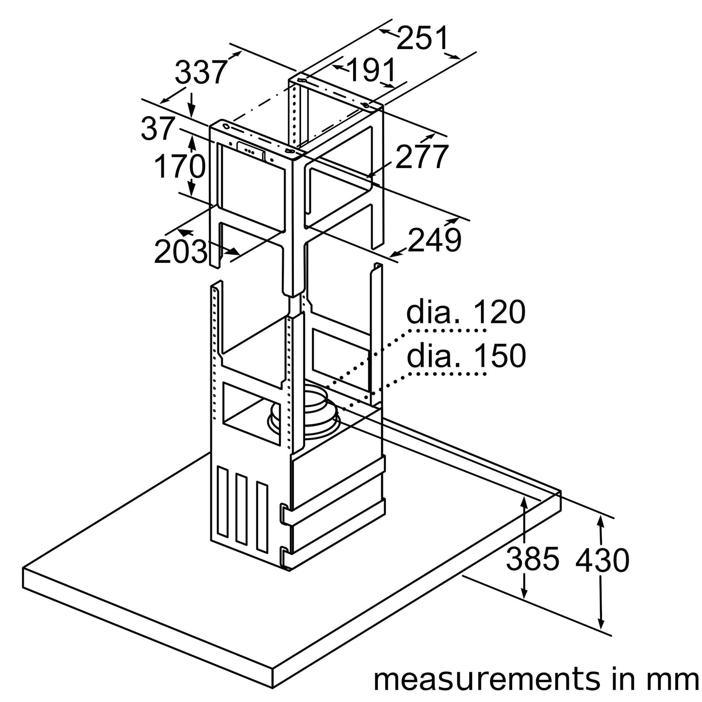 Máy hút mùi đảo BOSCH DIB98JQ50|Series 6