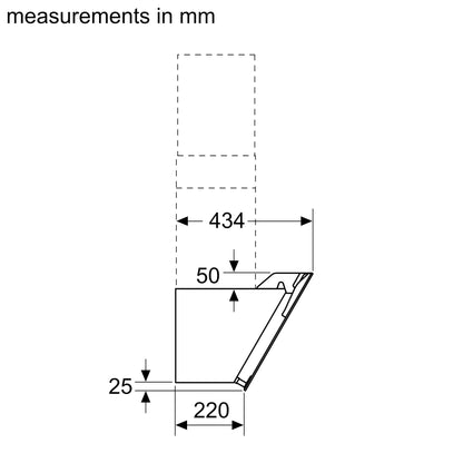 Máy hút mùi treo tường BOSCH DWK87EM60B Series 2