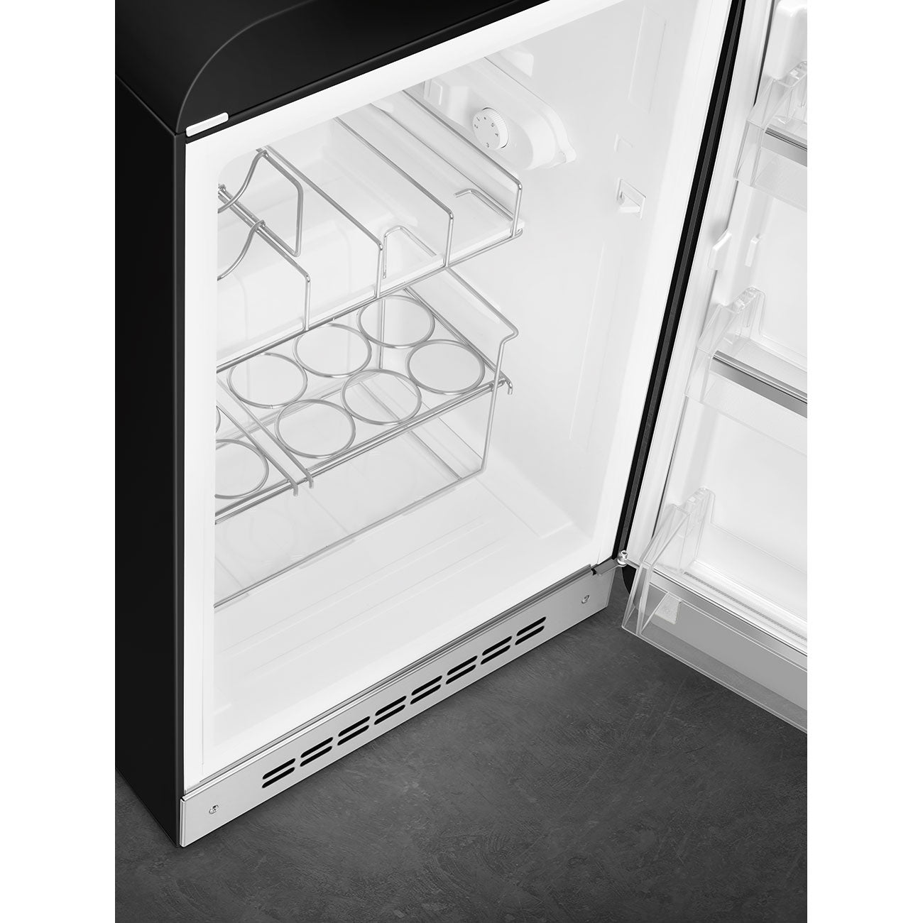 Tủ mát SMEG FAB10HRBL5 màu đen cánh phải