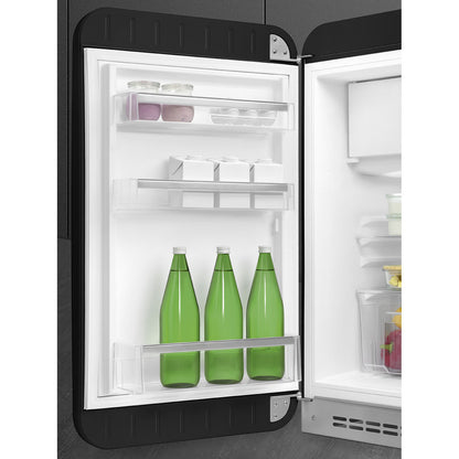 Tủ lạnh mini một cửa SMEG FAB10LBL5 màu đen cánh trái