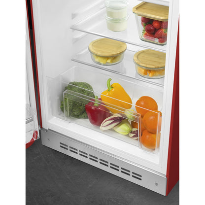 Tủ lạnh một cửa SMEG FAB10LRD6 màu đỏ cánh trái