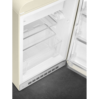 Tủ lạnh mini một cửa SMEG FAB10RCR5 màu kem cánh phải