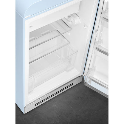 Tủ lạnh một cửa SMEG FAB10RPB6 màu xanh nhạt cánh phải