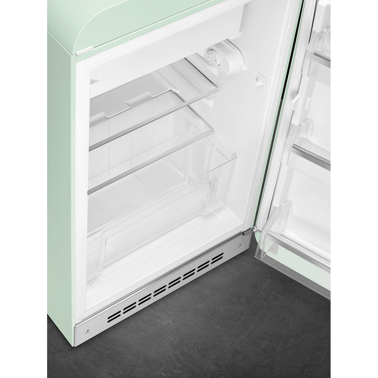 Tủ lạnh mini một cửa SMEG FAB10RPG5 màu xanh lá cánh phải