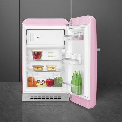 Tủ lạnh một cửa SMEG FAB10RPK6 màu hồng cánh phải