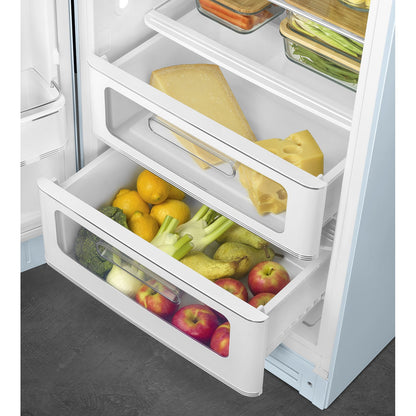 Tủ lạnh một cửa SMEG FAB28LPB5 màu xanh pastel cánh trái
