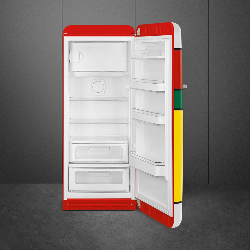 Tủ lạnh một cửa SMEG FAB28RDMC5 màu hỗn hợp cánh phải