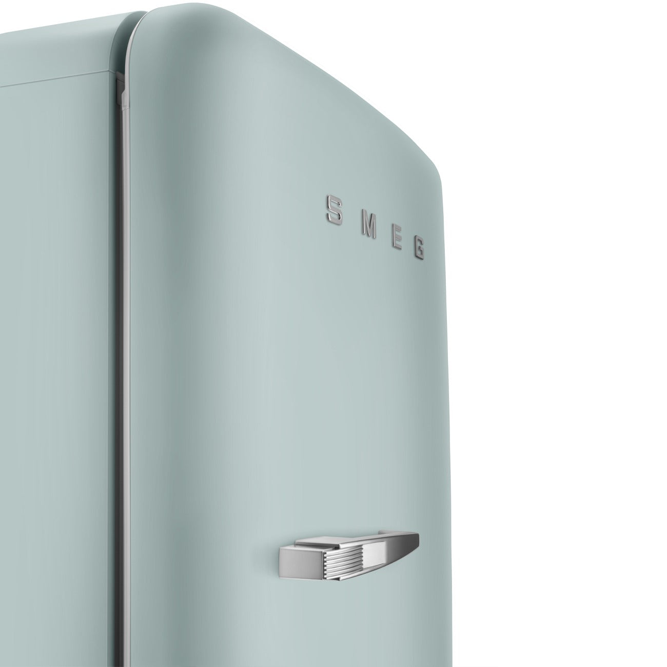 Tủ lạnh một cửa SMEG FAB28RDSA5 màu xanh muối biển cánh phải