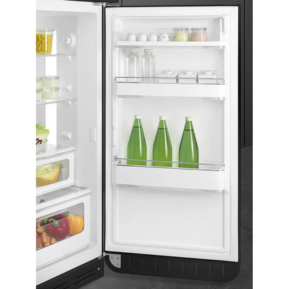 Tủ lạnh cửa đôi SMEG FAB30RBL5 màu đen cánh phải
