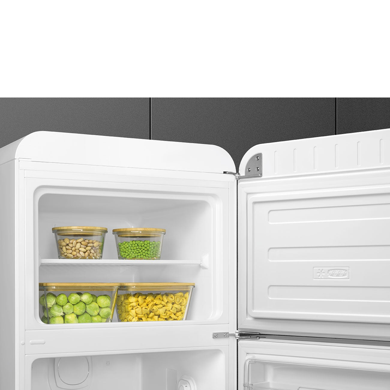 Tủ lạnh cửa đôi SMEG FAB30RWH5 màu trắng cánh phải
