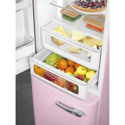 Tủ lạnh 2 ngăn SMEG FAB32LPK5  màu hồng cánh trái