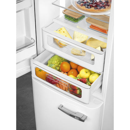 Tủ lạnh 2 ngăn SMEG FAB32LWH5 màu trắng cánh trái