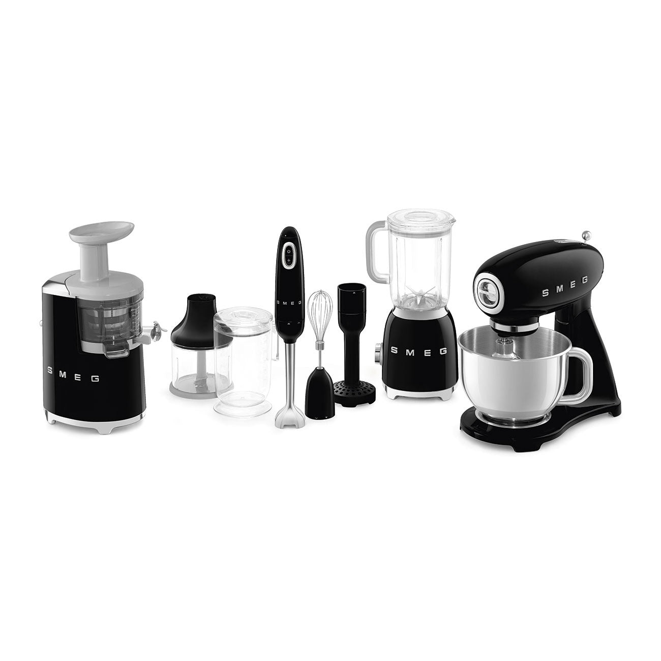 Máy xay cầm tay SMEG HBF02BLEU màu đen