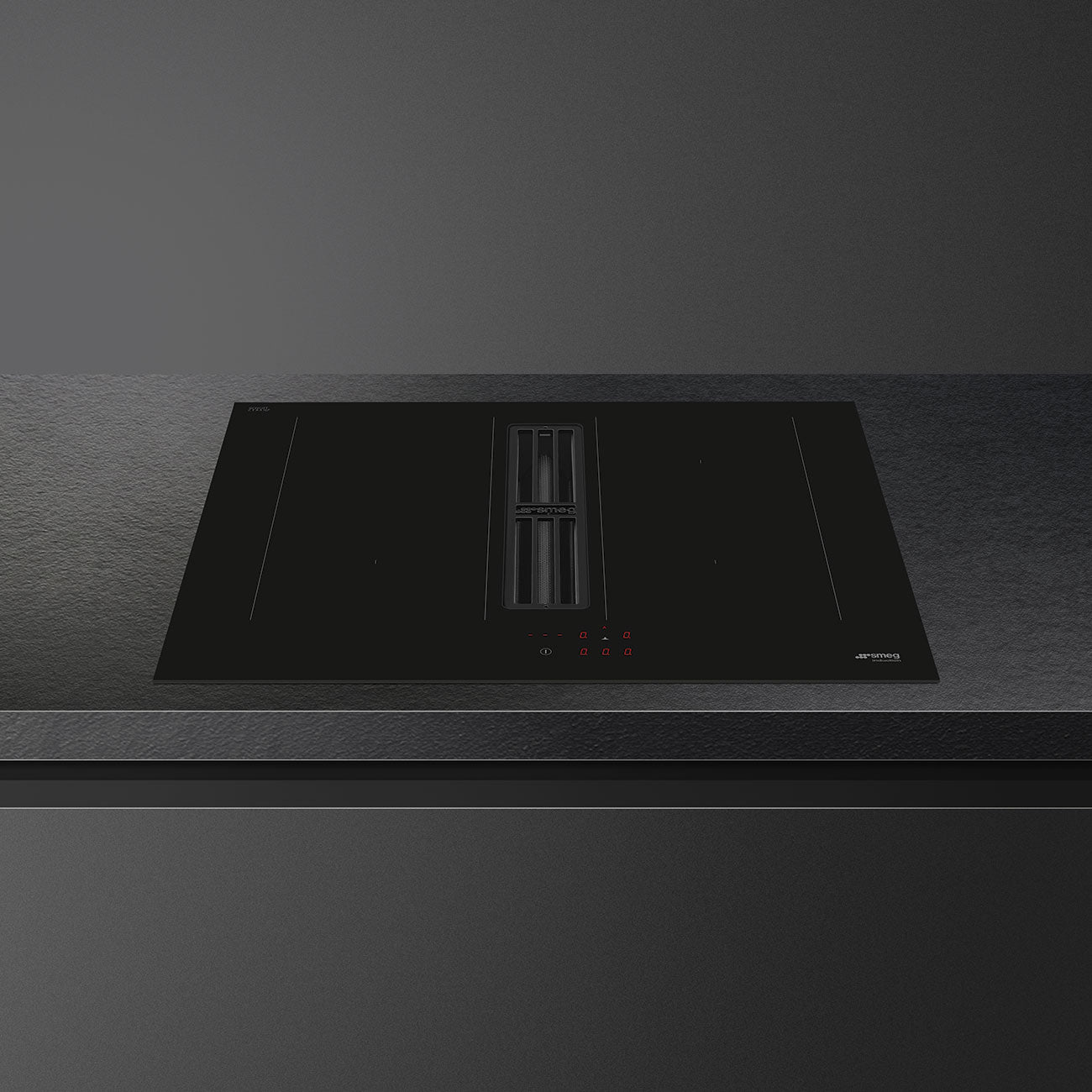 Bếp từ tích hợp hút mùi SMEG HOBD472D