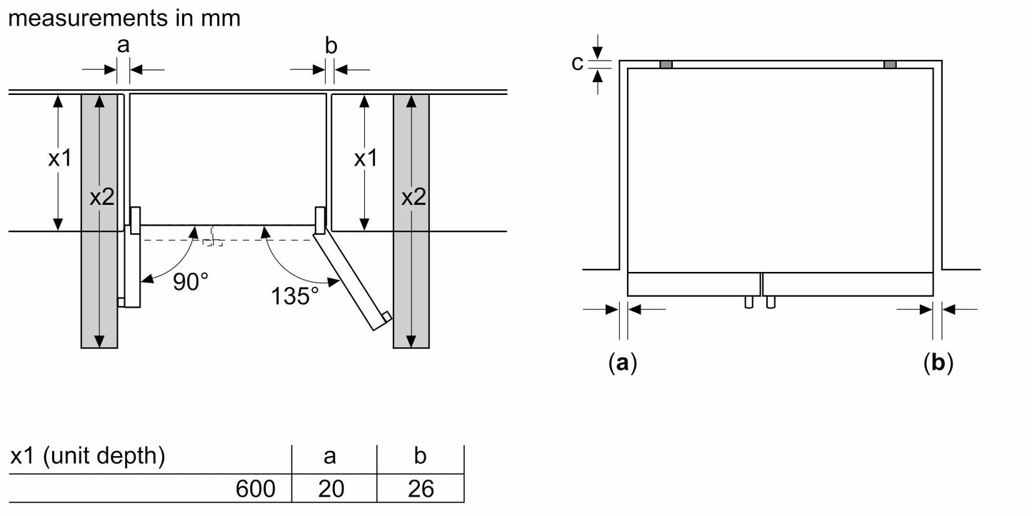 Tủ lạnh side by side BOSCH KAN93VIFPG| Serie 4