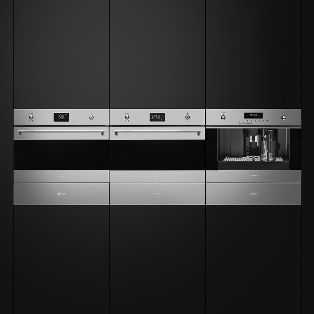 Lò nướng kết hợp vi sóng SMEG SF4390MCX