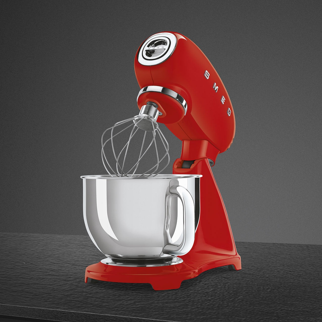 Máy trộn bột SMEG SMF03RDEU màu đỏ