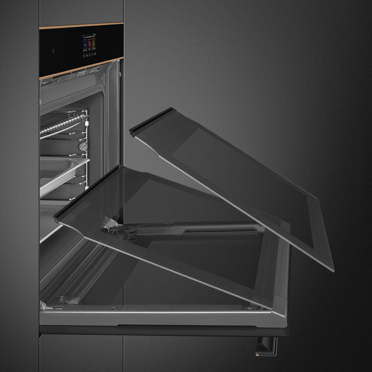 Lò nướng kết hợp hấp SMEG SO6604S4PNR