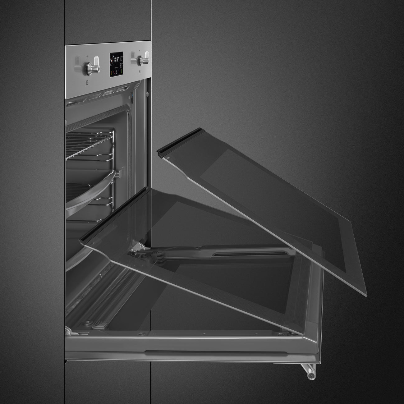 Lò nướng kết hợp hấp SMEG SOP6302S2PX