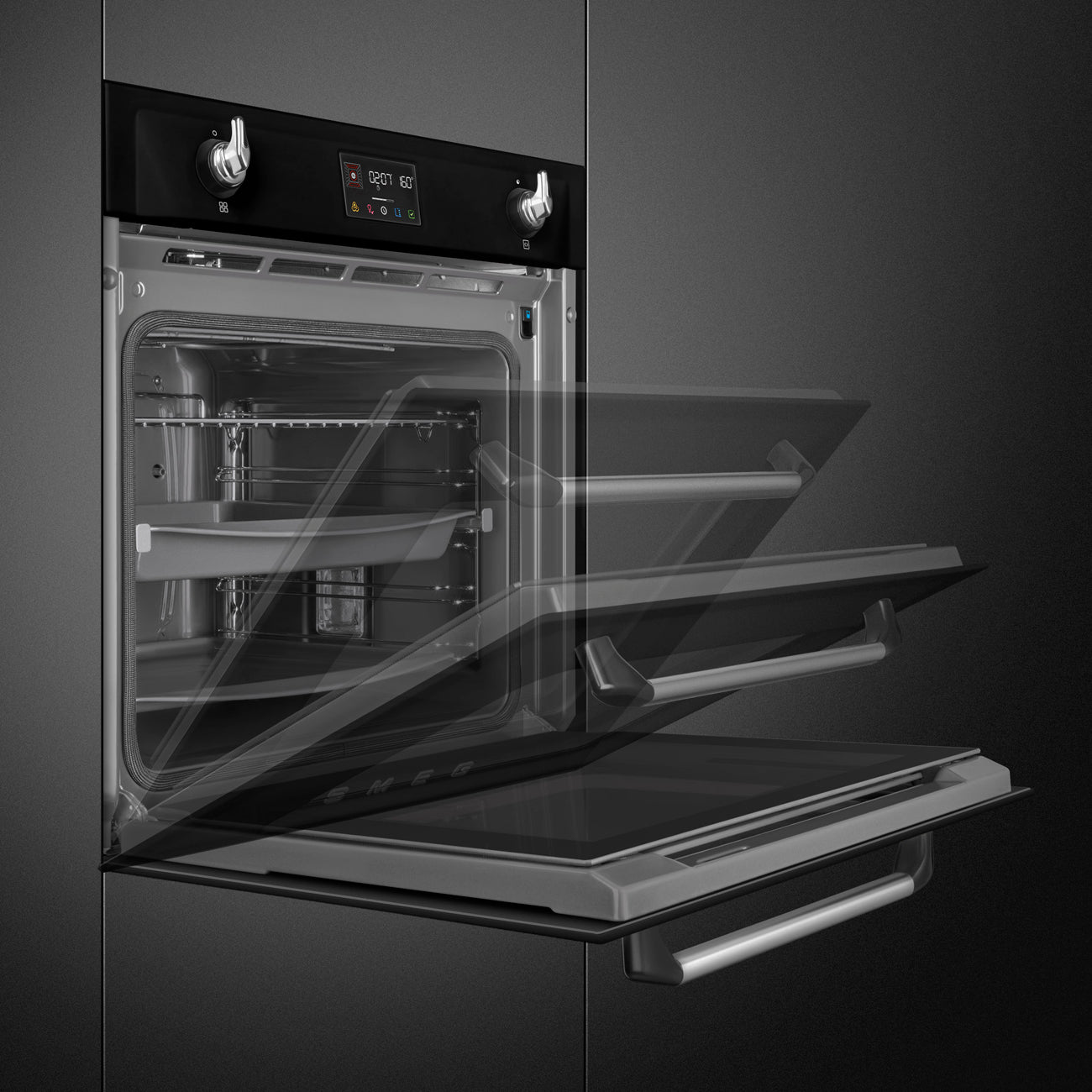Lò nướng kết hợp hấp SMEG SOP6902S2PN