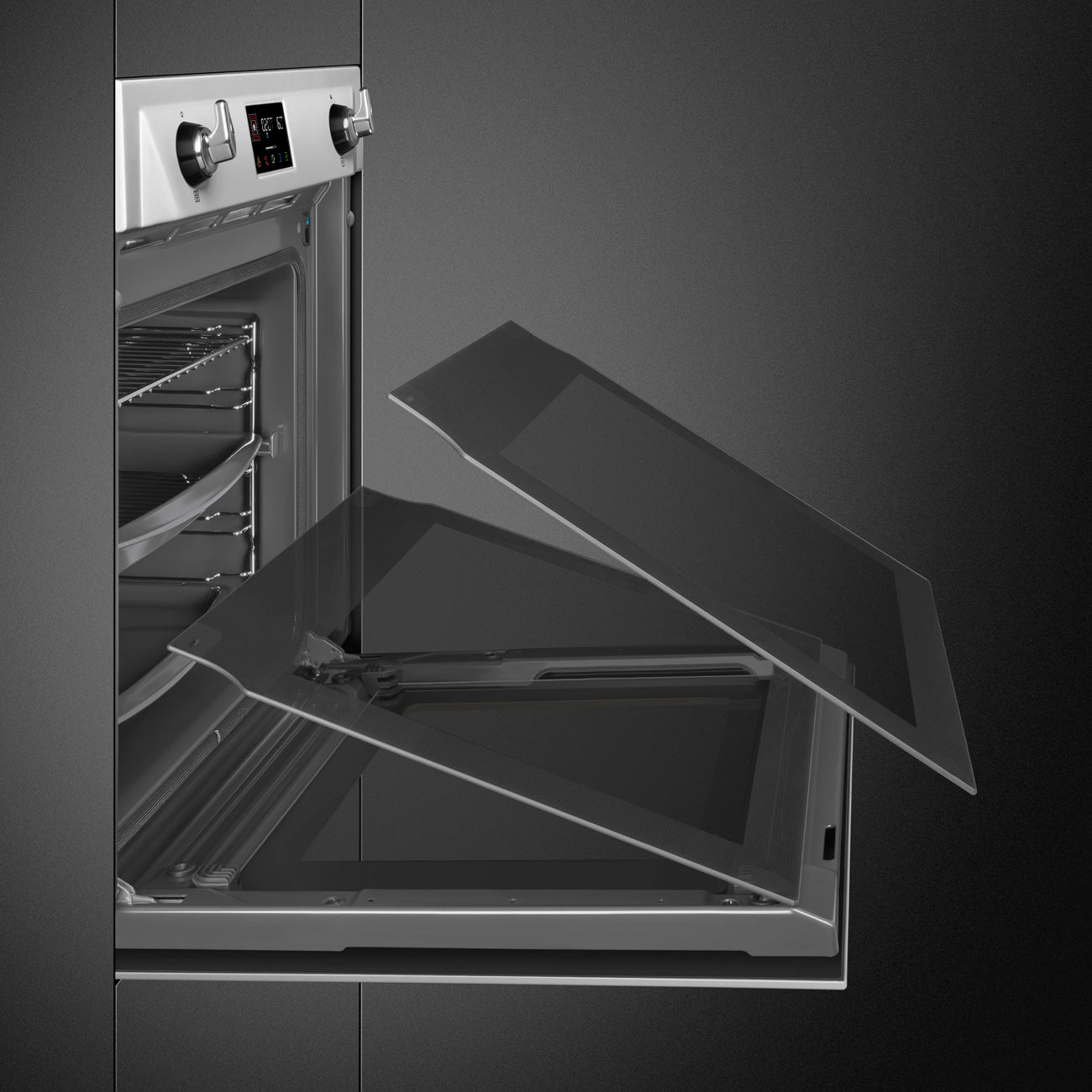 Lò nướng kết hợp hấp SMEG SOP6902S2PX