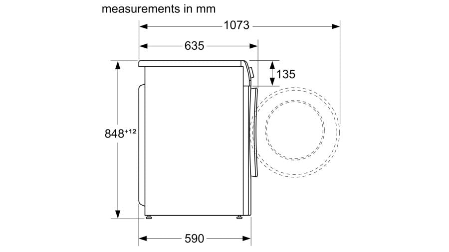 Máy giặt kết hợp sấy BOSCH WNA14400SG|Serie 4