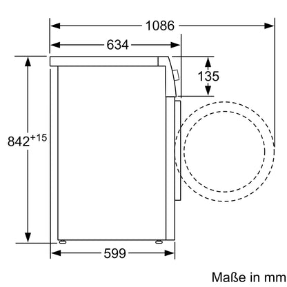 Máy sấy quần áo Bosch WTX87E40|Serie 8