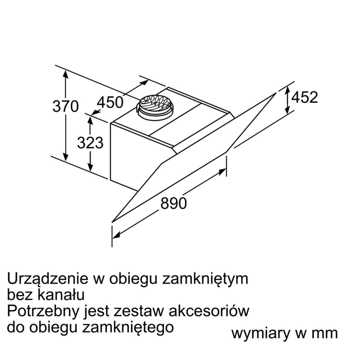 Máy hút mùi treo tường BOSCH DWK97JM60 Serie 6