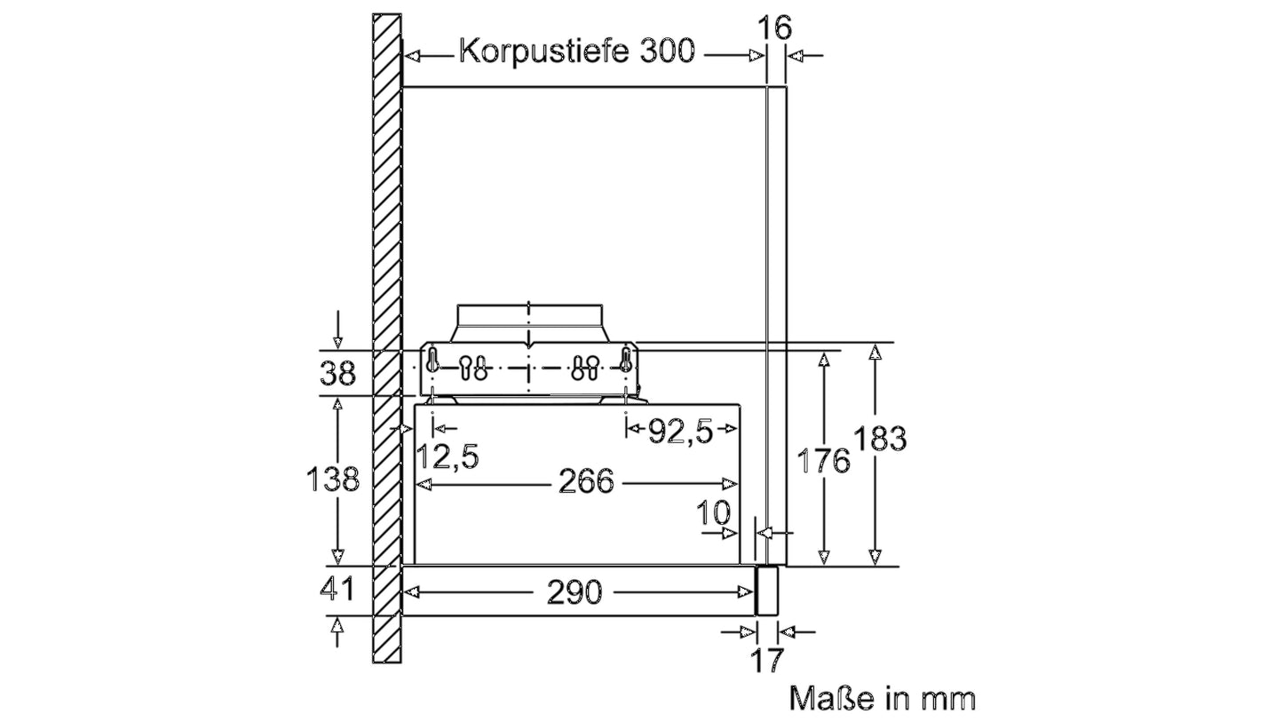 Máy hút mùi âm tủ BOSCH DFL063W50|Serie 2