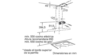 Máy hút mùi treo tường BOSCH DWB077A50|Serie 4