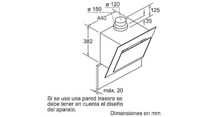 Máy hút mùi treo tường BOSCH DWK09G660|Serie 6