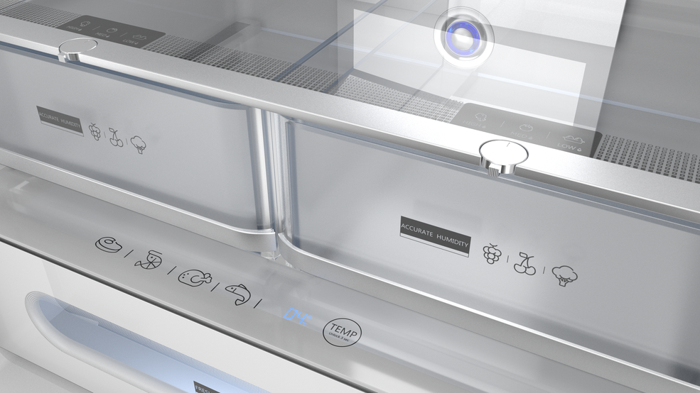 Tủ lạnh nhiều ngăn TEKA RFD 77820 GBK - side by side nhiều ngăn