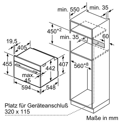Lò hấp BOSCH CDG634AS0|Serie 8