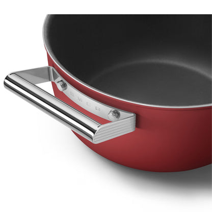 Xoong nồi Smeg CKFC2411RDM màu đỏ 24cm