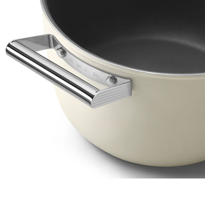 Xoong nồi Smeg CKFC2611CRM màu kem 26cm