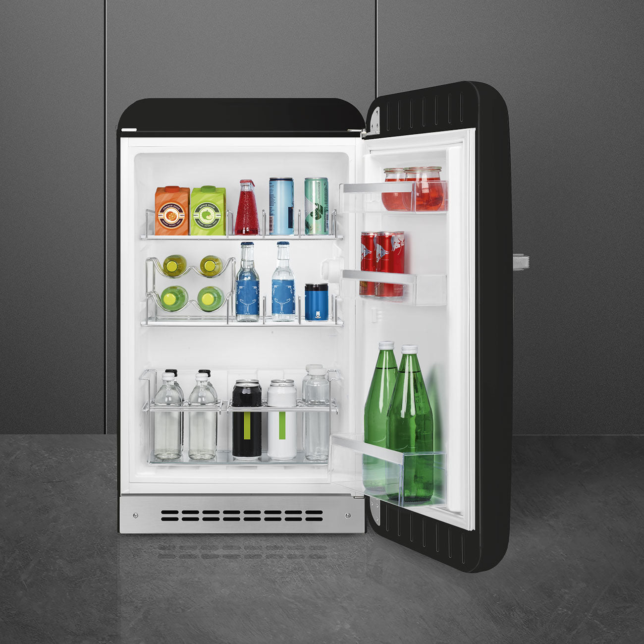 Tủ mát SMEG FAB10HRBL5 màu đen cánh phải
