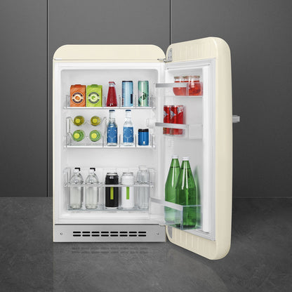 Tủ mát một cửa SMEG FAB10HRCR6 màu kem cánh phải