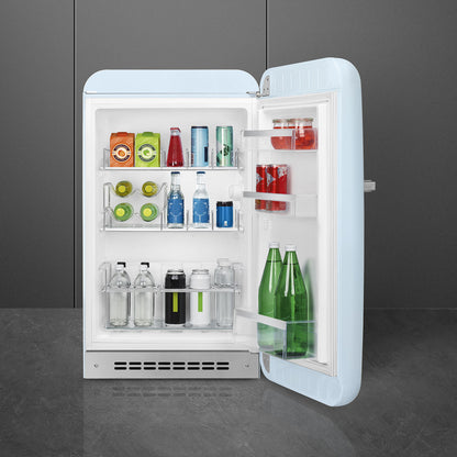 Tủ mát SMEG FAB10HRPB5 màu xanh pastel cánh phải