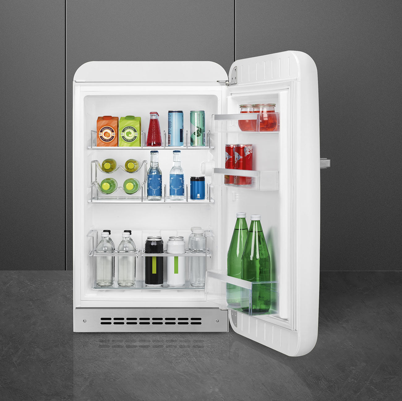 Tủ mát SMEG FAB10HRWH5 màu trắng cánh phải