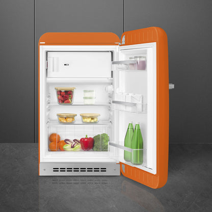 Tủ lạnh mini một cửa SMEG FAB10ROR5 màu cam cánh phải