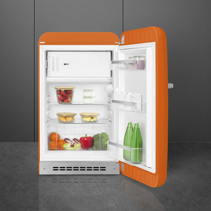 Tủ lạnh một cửa SMEG FAB10ROR6 màu cam cánh phải