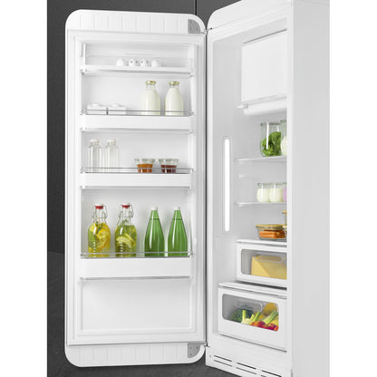 Tủ lạnh một cửa SMEG FAB28LWH5 màu trắng cánh trái
