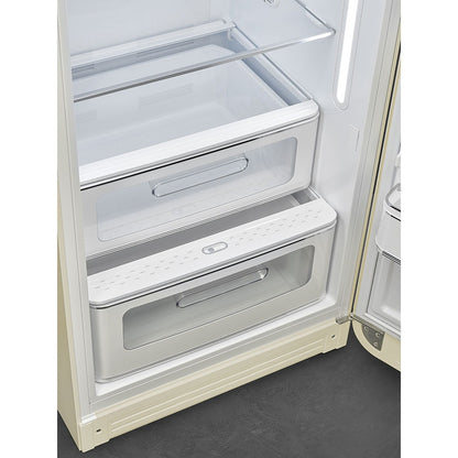 Tủ lạnh một cửa SMEG FAB28RCR5 màu kem cánh phải