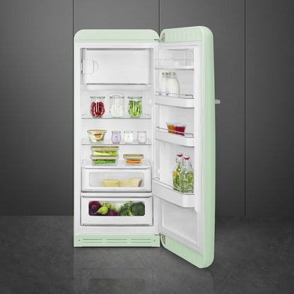 Tủ lạnh một cửa SMEG FAB28RPG5 màu xanh lá cánh phải