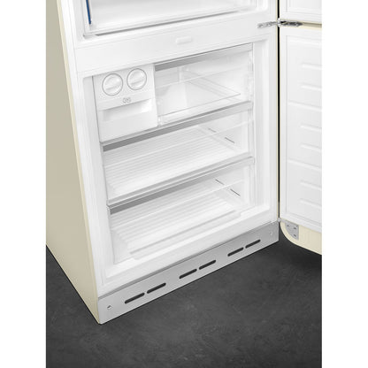 Tủ lạnh 2 ngăn đỉnh dưới SMEG FAB38RCR5 màu kem cánh phải