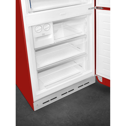 Tủ lạnh 2 ngăn đỉnh dưới SMEG FAB38RRD5 màu đỏ cánh phải