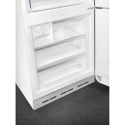 Tủ lạnh 2 ngăn đỉnh dưới SMEG FAB38RWH5 màu trắng cánh phải