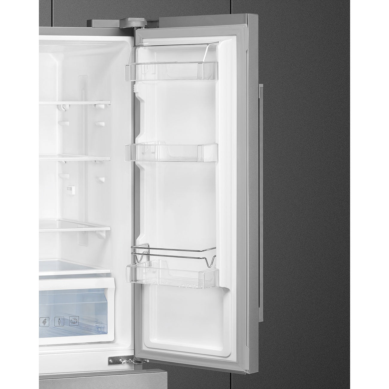 Tủ lạnh 4 ngăn SMEG FQ55FXDF màu inox