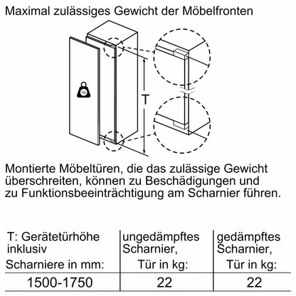 Tủ đông âm tủ Bosch GIN81HNE0 Serie 8