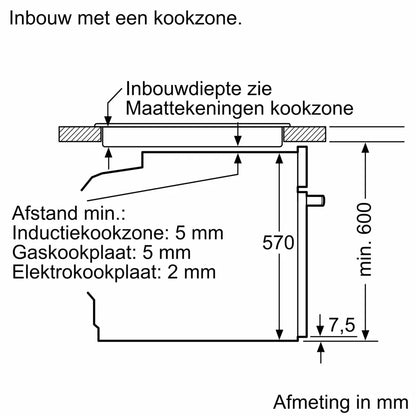 Lò nướng âm tủ Bosch HBG536EB3 Series 6